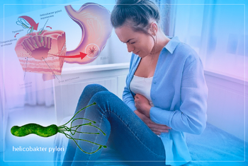 Изображение Опасная связь между Helicobacter pylori и язвой желудка 